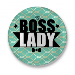 Przypinka Boss Lady